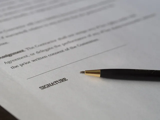 business, signature, contract, document, deal, paperwork, hand, ready, to write, ok, signature, contract, contract, contract, contract, contract. How US agencies put FTC endorsement rules into creator contracts and briefs