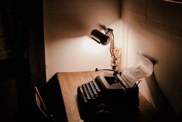 dark, room, office, table, chair, lamp, light, typewriter, paper, brown office, brown paper, brown light, brown room, brown table, brown dark, brown lamp, brown lights, typewriter, typewriter, typewriter, typewriter, typewriter. Talent agencies mistakes to avoid when negotiating