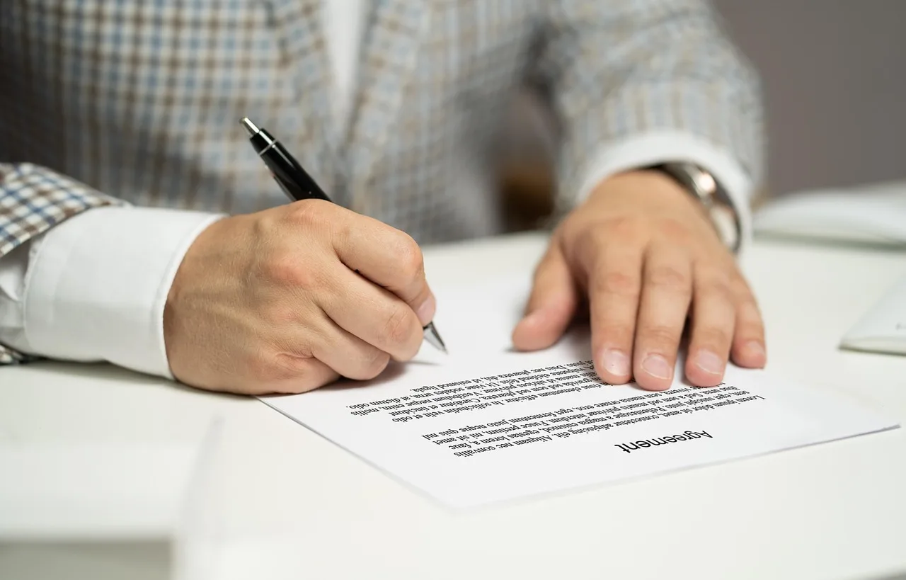 contract, agreement, signing a contract, document, signature, business deal, contract, contract, contract, contract, contract, agreement, signature, signature, signature, signature. Track Talent Deal Changes With a Clause File